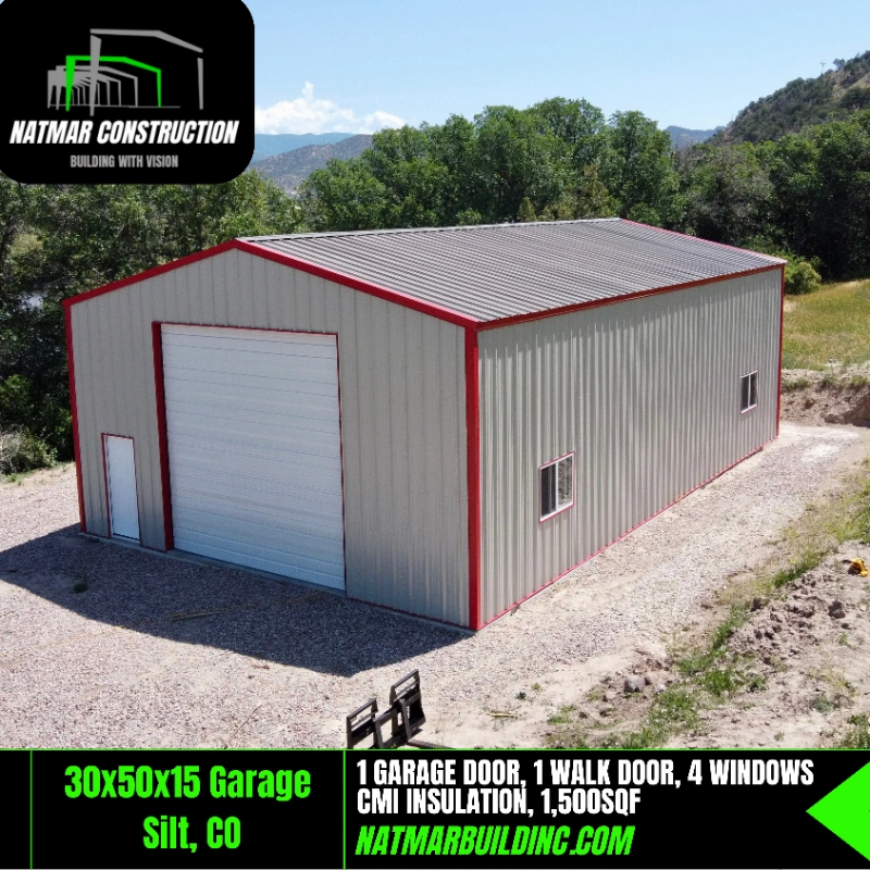 Carport and garage