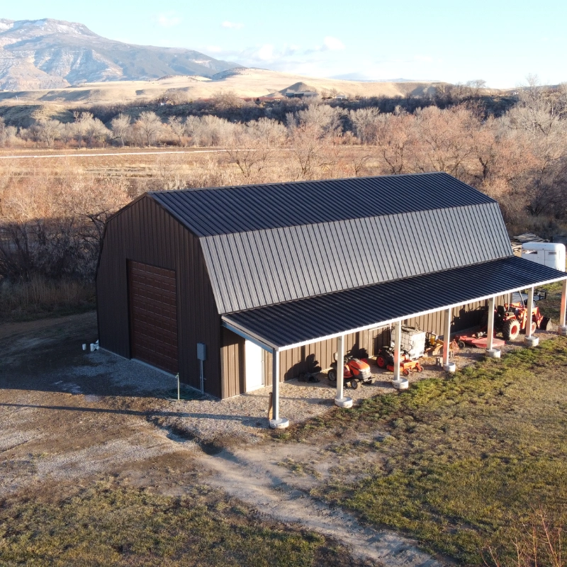 Custom gambrel barn