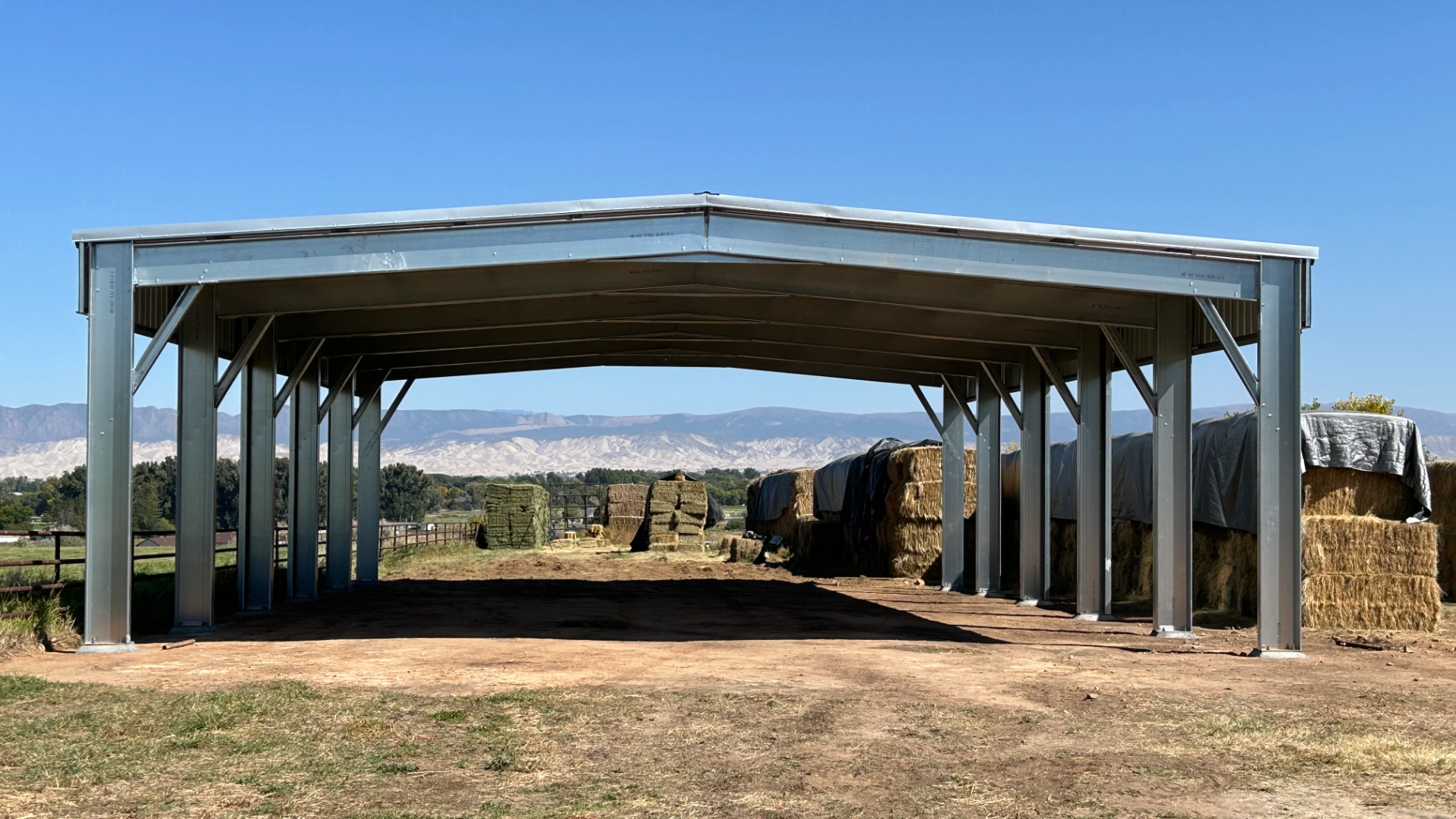 Agriculture steel building by NatMar Construction