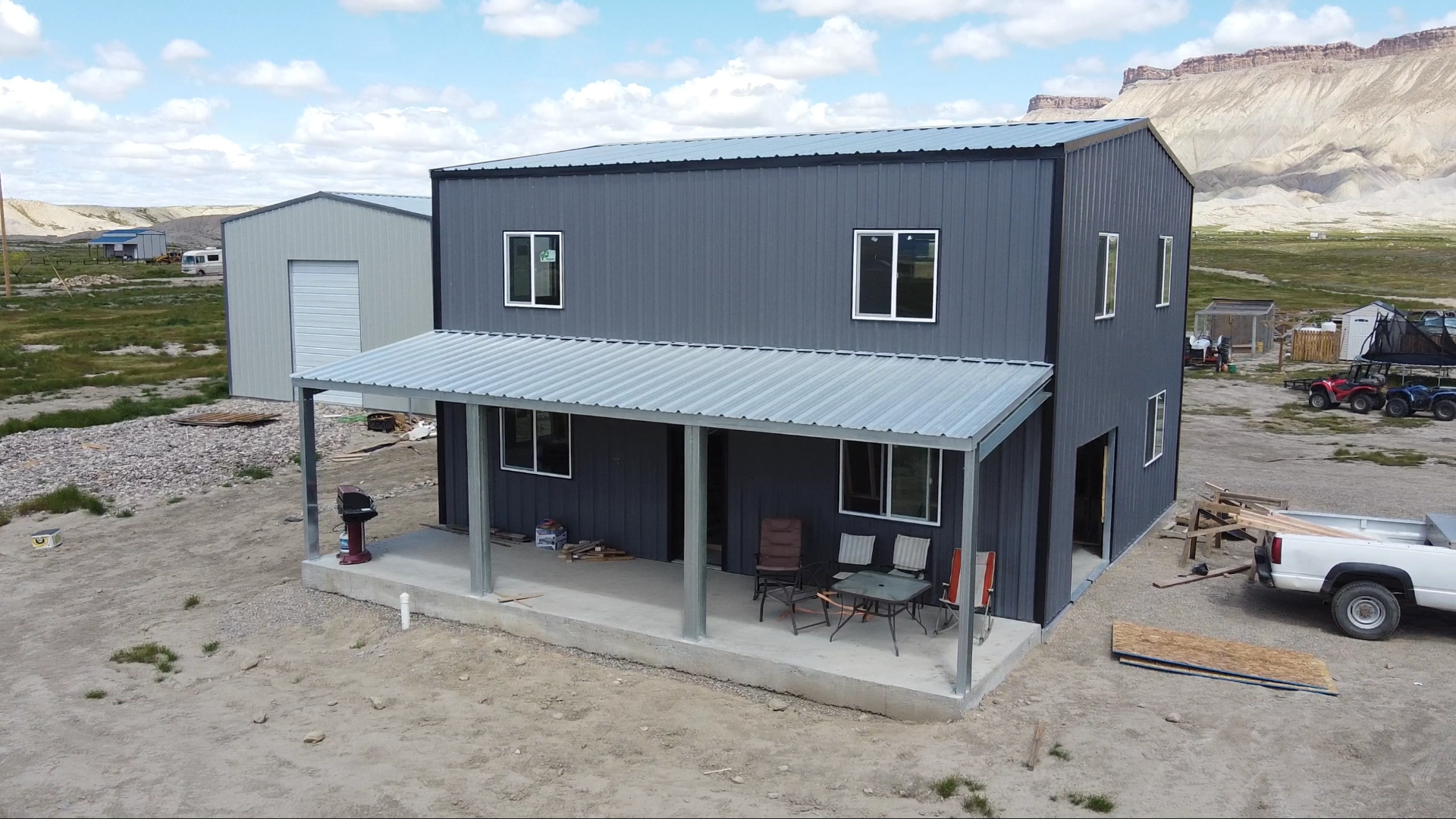 Barndominium steel building by NatMar Construction