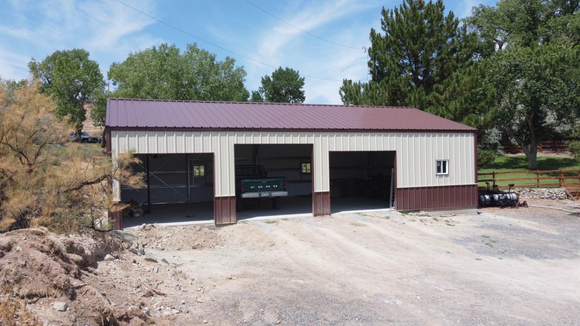 Carport/Garage steel building by NatMar Construction