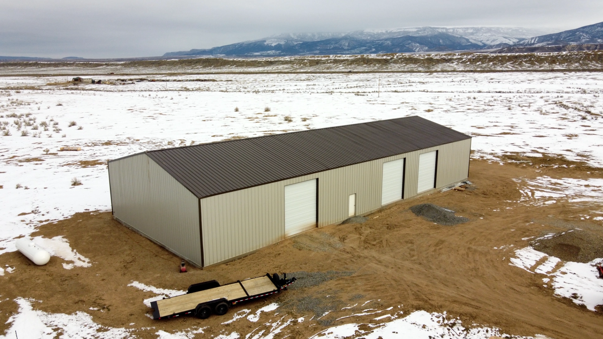 Commercial steel building by NatMar Construction