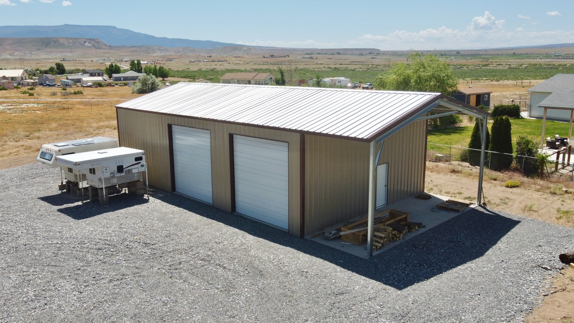 Workshop steel building by NatMar Construction