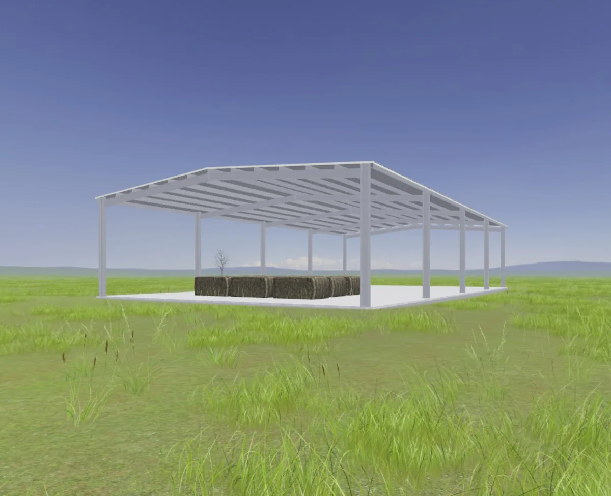 50x80x16 Roof Only Gable