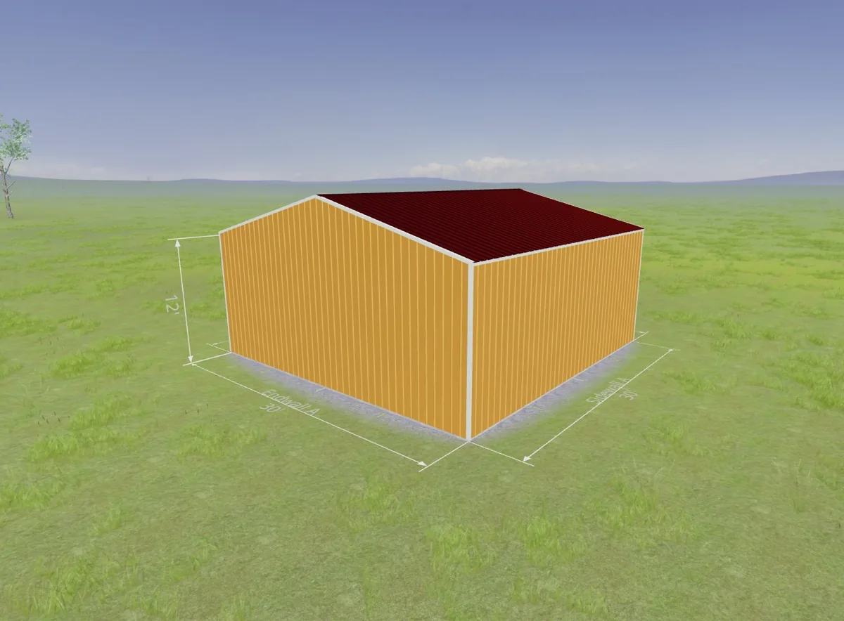 Custom Gable build — render
